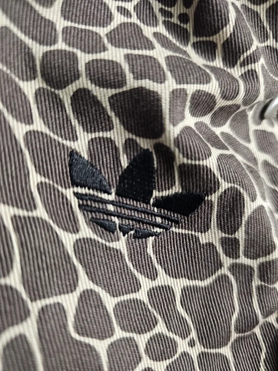 adidas Originals Brown Wide-Leg Printed Track Pants - Picture 7 of 15